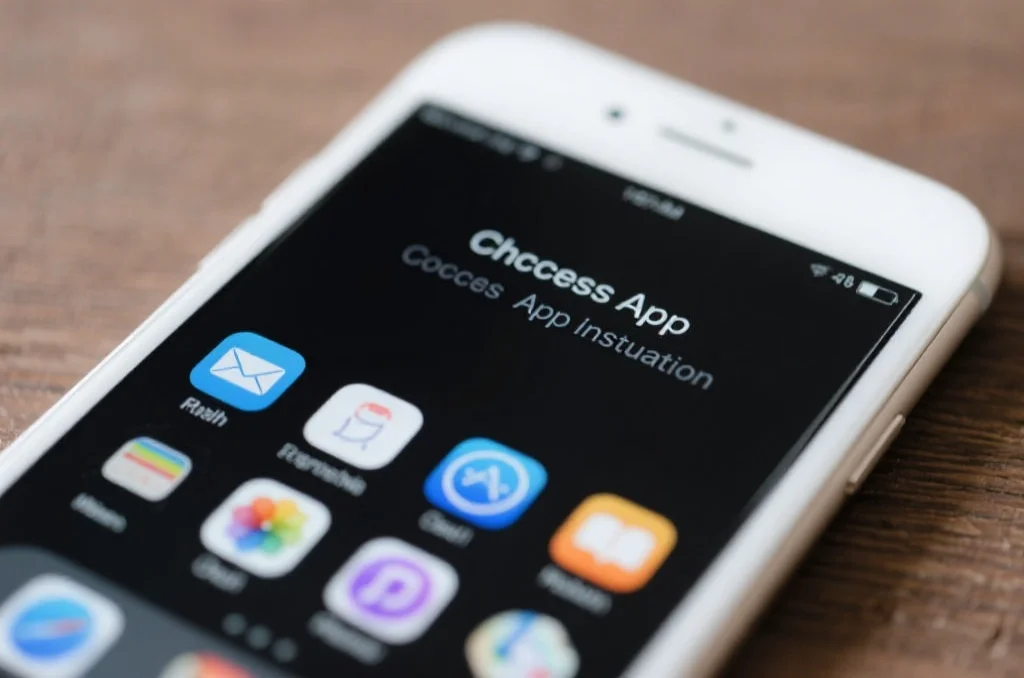 长征App成功安装并运行的智能手机界面